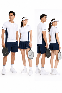Premium Pickleball Unisex Athletic Performance <b>Shirt</b> and Shorts Set Moisture Wicking Solid Color All Seasons Apparel - Product Image 4