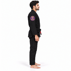 ชุดยิวยิตสูพรีเมียม สำหรับฝึกซ้อม BJJ น้ำหนักเบา 440 กรัม ผ้าฝ้ายคิโมโน ปักโลโก้ตามสั่ง พิมพ์ลายซิลค์สกรีน เสริมความแข็งแรง - Product Image 2