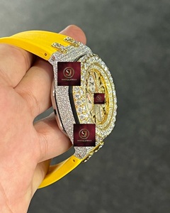 นาฬิกาข้อมือผู้ชาย VVS มอยส์ซาไนต์ ชุบทองเหลืองบนสแตนเลสสตีล หน้าปัดหลายแบบ ระบบจักรกล กันน้ำ ดีไซน์หรูหรา สำหรับทั้งชายและหญิง - Product Image 3
