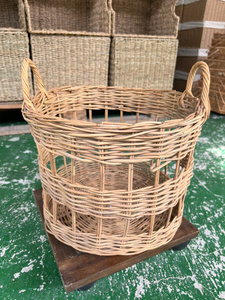 Cesta de Almacenamiento Circular Multiusos Moderna y Ecológica, Hecha a Mano con Mimbre Natural de Origen Vietnamita, Mantiene el Hogar Ordenado, LTL - Product Image 2