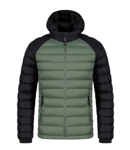 Mens Quilted Puffer Jacket Windproof Warm Winter Outerwear for Daily Use Hooded Puffer Jacket with <b>Thermal</b> Padding - Product Image 2