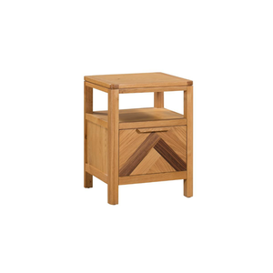 Mesa de Noche de Madera de Estilo Vintage, Muebles de Dormitorio de Madera, Fabricación OEM/ODM, Madera Sólida de Roble/Pino/Acacia, Hecho en Vietnam - Product Image 1