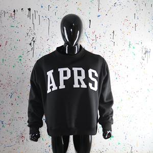Sudadera APRS con cuello simulado, 450 GSM, nombre personalizado, bordado en aplique, corte holgado, 100% algodón, felpa francesa. - Product Image 6