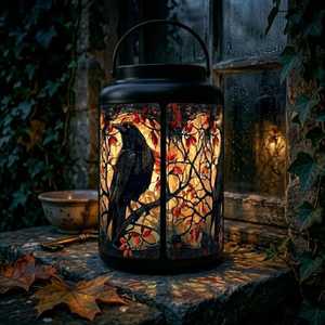 Outdoor Hanging <b>Lights</b> <b>Solar</b> Powered LED Garden Decorative LED Lamp Waterproof Metal <b>Tree</b> Track Leaf Lantern for Garden - Product Image 5
