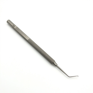 เครื่องมือผ่าตัดตาแบบแมนนวล ชนิดเหล็ก ทนความร้อน ฆ่าเชื้อได้ ใช้สำหรับทำตาสองชั้น รุ่น Ophthalmic Phaco Chopper Surgical Hook Class I - Product Image 4