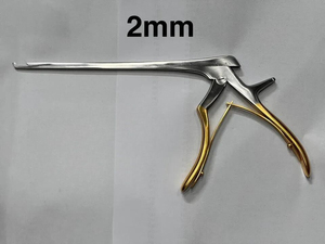Juego de Kerrison Rongeur de 5 Piezas, 8 Pulgadas, 45 Grados hacia Arriba, 1mm-5mm, Mangos Chapados en Oro, Instrumentos Espinales de Acero Inoxidable de Grado Quirúrgico - Product Image 3