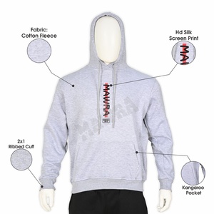 Sudadera con capucha de lana de algodón 100% Estilo Vintage con estampado de pantalla de logotipo personalizado para hombre Sudadera con capucha urbana de moda para invierno - Product Image 2