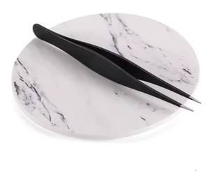 HASIBI NAQIBI SURGICAL CORPORATION Pinzas Reutilizables de Acero Inoxidable con Punta Inclinada para Cejas y Vello Encarnado Facial - Product Image 2