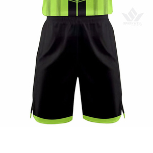 Conjunto de Camiseta de Baloncesto SPARKWELL, Sin Mangas, Cuello en V, Absorbe la Humedad, 100% Poliéster, Diseño a Rayas, Ropa Deportiva Unisex para Adultos - Product Image 5