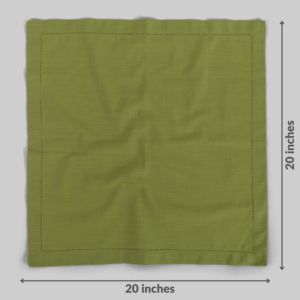 Servilleta de tela con dobladillo picot generoso de 20x20 pulgadas, esquina biselada, para uso diario, calidad premium, alto GSM y buena absorción - Product Image 6