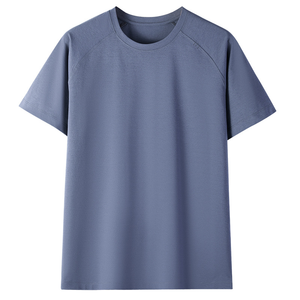 T-shirt col rond de haute qualité pour homme 100 % coton jersey, impression numérique, respirant, séchage rapide, décontracté, été 2026 - Product Image 6