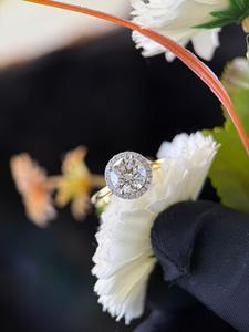 Anillo de diamantes de la mejor calidad con corte brillante, joyería fina para mujeres, compromiso, boda, aniversario y regalos de lujo de la India. - Product Image 4