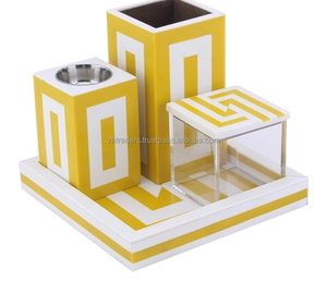 Juego Decorativo Premium para Uso Espiritual y Festivo en el Hogar, Quemador de Incienso Noor Al Sahara de Nácar y Contenedor de Acrílico - Product Image 1