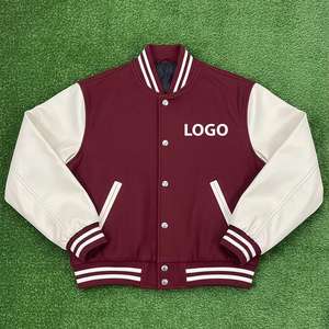 Veste universitaire pour homme de qualité supérieure avec corps en laine et manches en cuir, veste d'hiver personnalisable en grande taille - Product Image 6