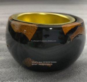 Quemador de incienso de madera negra de diseño moderno, bobina de incienso de resina árabe de nuevo estilo, novedad y decoración creativa para el hogar para plantas de bodas - Product Image 2