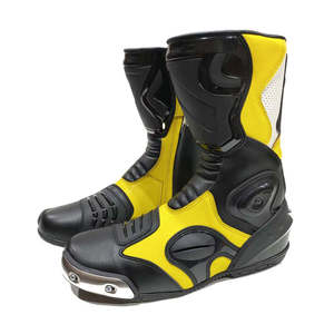 Chaussures de moto en gros, grandes tailles, bottes de course tout-terrain d'été en cuir, vêtements de sport respirants - Product Image 6