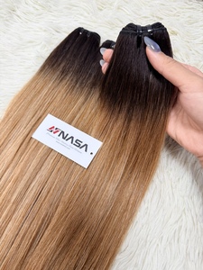 Extensions de cheveux de luxe européennes à trame simple, 100% cheveux vierges, couleur personnalisée, vente en gros d'usine NSH-DN, Vietnam, marque NASA HAIR - Product Image 5