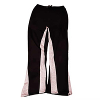 Pantalon de jogging évasé ample en coton pour homme avec logo personnalisé, taille mi-haute, décontracté, automne-hiver