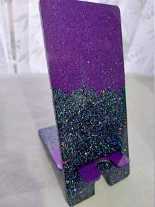 Creative Phone <b>Stand</b> Resin Phone Holder Desk Phone <b>Stand</b> Handmade Mobile <b>Stand</b> Modern Phone Holder Office Desk Phone <b>Stand</b> - Product Image 4