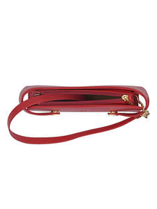 Sac à bandoulière de luxe rouge minimaliste pour femme, élégant, avec chaîne, sac à main tendance avec logo personnalisé, vente en gros - Product Image 6