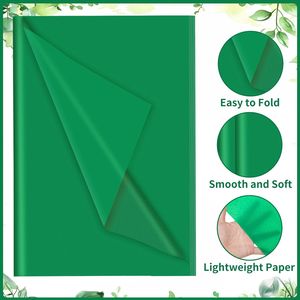 160 Fogli di Carta Velina Verde 20 X 14 Pollici per Sacchetti Regalo, Fai da Te, Natale, Matrimoni e Compleanni - Product Image 3
