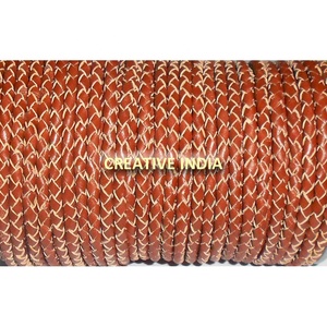 Cordons en cuir tressé vintage de 3 mm, 4 mm, 5 mm – Composants de bijoux pour loisirs créatifs – Prix de gros – Autres accessoires - Product Image 2