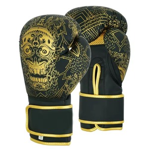 Guantes de Boxeo de Piel para MMA, Precio Económico al por Mayor, Impresos con el Logotipo de la UFC, Fabricación Profesional OEM, Antideslizantes e Impermeables - Product Image 1