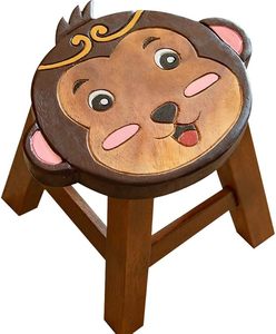 Creative Cartoon Kids <b>Stool</b> Wooden Cute <b>Animal</b> Seat Modern Design Tabletop Installation Furniture Decoration for Living Room - Product Image 4