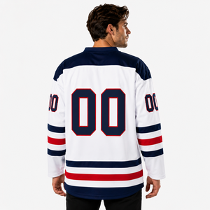 Ice hockey jersey premium quality custom designs breathable fabric durable stitching perfect for ice sports all sizes available - Product Image 3