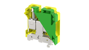ET35 Elmex Screw <b>Terminal</b> Block-Copper Contact 10A 300V DIN Rail Mount - Product Image 1