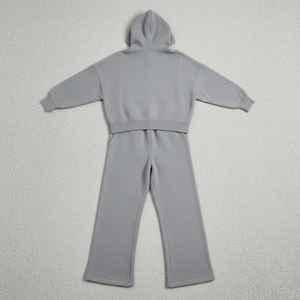 Conjunto Deportivo de Felpa de Algodón con Capucha para Mujer, Lavado Ácido, con Logotipo Personalizado, Transpirable, Antiarrugas, Estilo Urbano, del Mejor Proveedor - Product Image 5