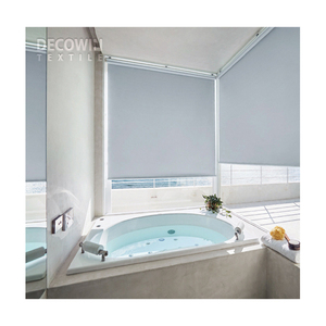 ม่านม้วนกันแสง TAPONI ผ้าโพลีเอสเตอร์ทอ 100% สำหรับหน้าต่างแบบฝรั่งเศส ดีไซน์ทันสมัย ผลิตในเกาหลี DECOWIN Textile - Product Image 1