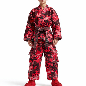 Uniforme de Entrenamiento de Dojo Resistente con Corte Estructurado y Refuerzos - Product Image 1