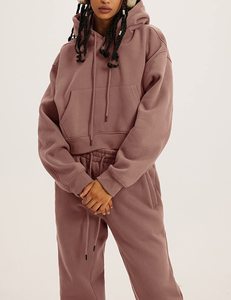 Ensemble de survêtement décontracté pour femme, coupe oversize, deux pièces, pour l'entraînement et le jogging, marque privée - Product Image 3