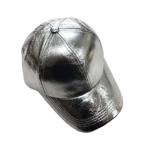 OEM Service best quality trending design Glitter Metallic Holographic Rainbow Reflective Hip Hop Adjustable Strapback Peaked Hat - Product Image 4