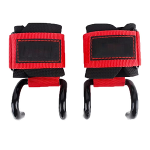 Geo Brother Co Sangles de musculation en acier avec crochets de levage et bandes de poignet pour entraînement de force en salle de sport 15 lb - Product Image 5