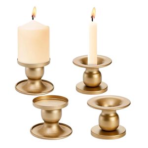 Nouveau porte-bougie décoratif en spirale doré poli en fer pour la décoration de chambre, éclairage d'intérieur, idéal pour offrir - Product Image 4