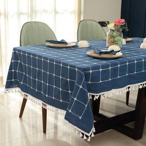 Mantel de Lino y Algodón Suave de Primera Calidad, Material Ecológico, Elegante y Duradero, Ideal para Mesas de Comedor y Ocasiones Especiales - Product Image 1