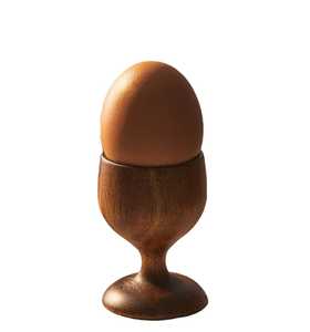 <b>Wooden</b> Egg Cup Holder Single Egg Stand <b>Rustic</b> Egg Serving Cup Breakfast Egg Holder Kitchen <b>Dining</b> <b>Table</b> Accessory - Product Image 1