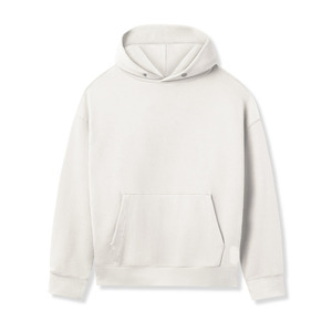 Oversized Custom Logo Blank Heavyweight 500GSM French Terry 100% Cotton Sports Gym Wear Training Plus Size Hoodies Men - Product Image 5