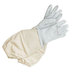 Gants d'apiculture en cuir souple avec fermeture élastique au bras, gants d'apiculture robustes avec protection - Product Image 3