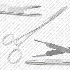 Portaagujas TC Olsen Hegar de 6.5 Pulgadas con Tijeras, Portaagujas Quirúrgico de Carburo de Tungsteno, Instrumento de Sutura de Acero Inoxidable - Product Image 2