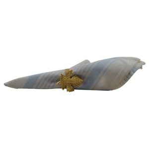 Leaf Designer Gold Color Napkin Ring Fairy Napkin Ring Design <b>Tissue</b> Holders Best for <b>Wedding</b> Party Restaurants Table Decoration - Product Image 2