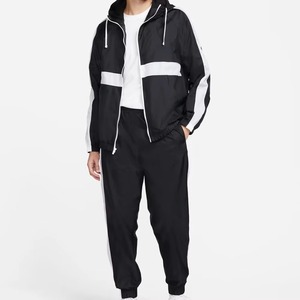 Custom Plain Street wear Nylon Tracksuit Mens High Quality 2-Piece <b>Set</b> Lightweight Baggy Oversized Crop Windbreaker tracksuit - Product Image 2