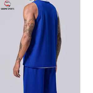 Camisetas de baloncesto sublimadas personalizadas, reversibles, de malla, atléticas, para hombre. - Product Image 2