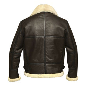 Chaqueta de Cuero de Lujo con Forro de Piel Sintética, Sensación Suave y Cálida, y Servicio de Fábrica OEM - Product Image 5