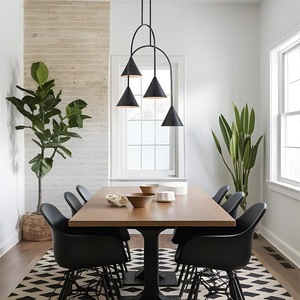 Lampe suspendue contemporaine en métal, luminaire suspendu pour salle à manger, îlot de cuisine, chambre à coucher, café, restaurant, décoration intérieure de la maison - Product Image 5