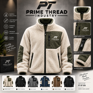 Custom Logo Mens Winter <b>Sherpa</b> Fleece Bomber Jacket Chenille Embroidery OEM Casual Outdoor Coat Warm Windproof Unisex jacket - Product Image 2