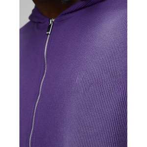 ชุดวอร์มซิปเต็มตัว มีกระเป๋าข้าง ทรงขาบาน สีซีดแบบวินเทจ ลายกราฟิกพิมพ์ลาย  ฮู้ดดี้ซิป  ทรงหลวมสำหรับผู้ชาย - Product Image 3