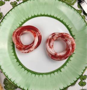Hot Selling High Quality Resin Handmade Eco-Friendly Wedding <b>Napkin</b> <b>Ring</b> Holder Customizable Durable Modern Luxury Style Custom - Product Image 1